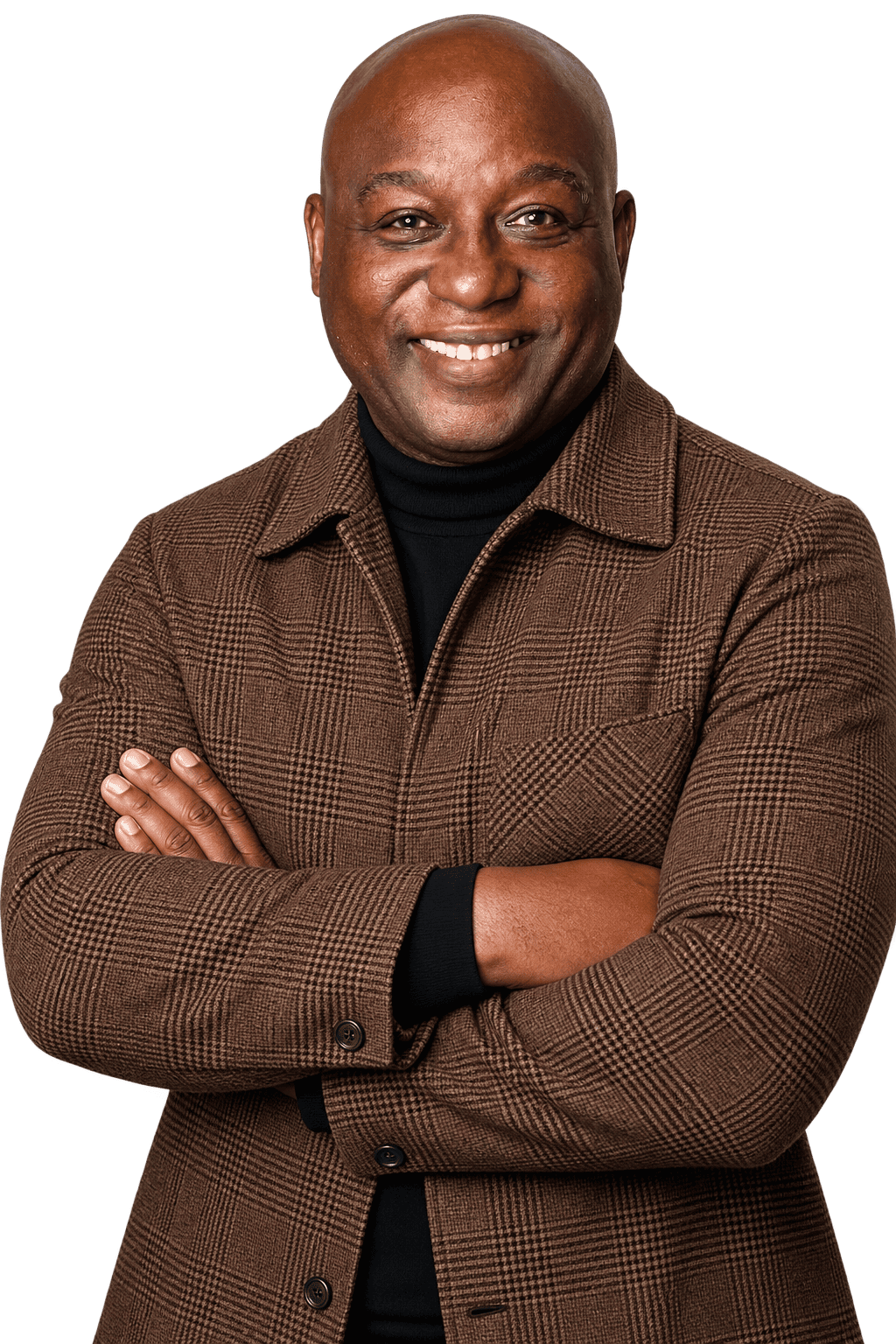 Michael J. Smith, author and keynote speaker, arms crossed